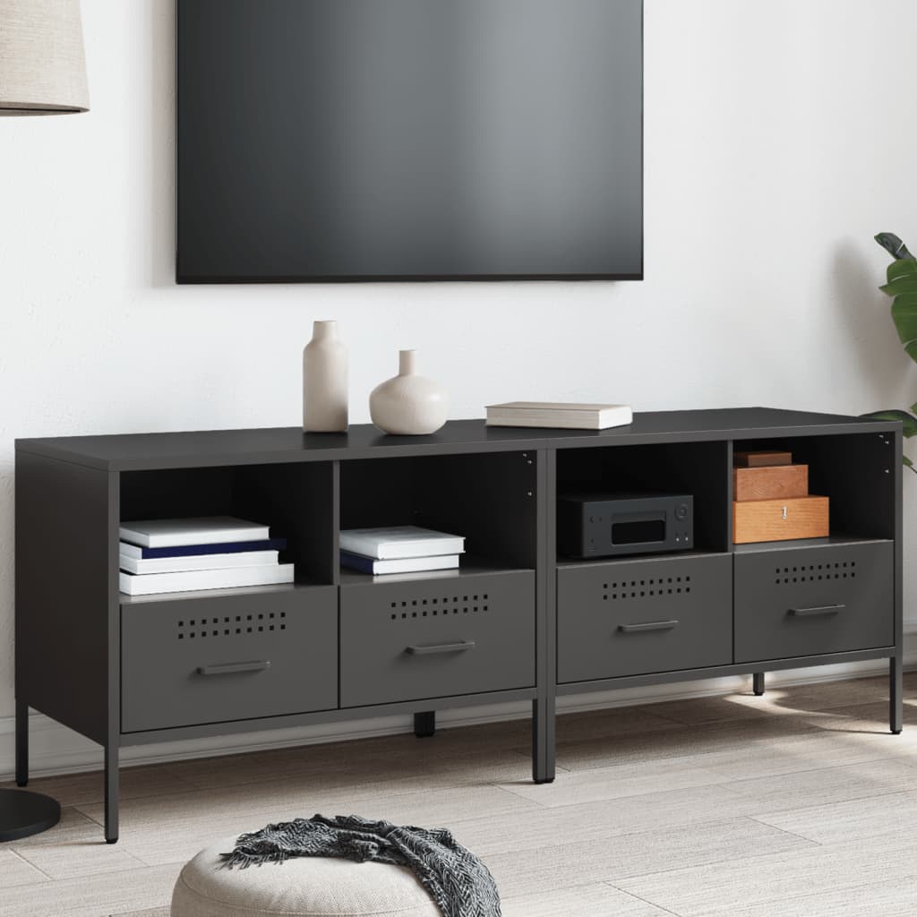 Tv-Meubelen 68X39X50,5 Cm Staal