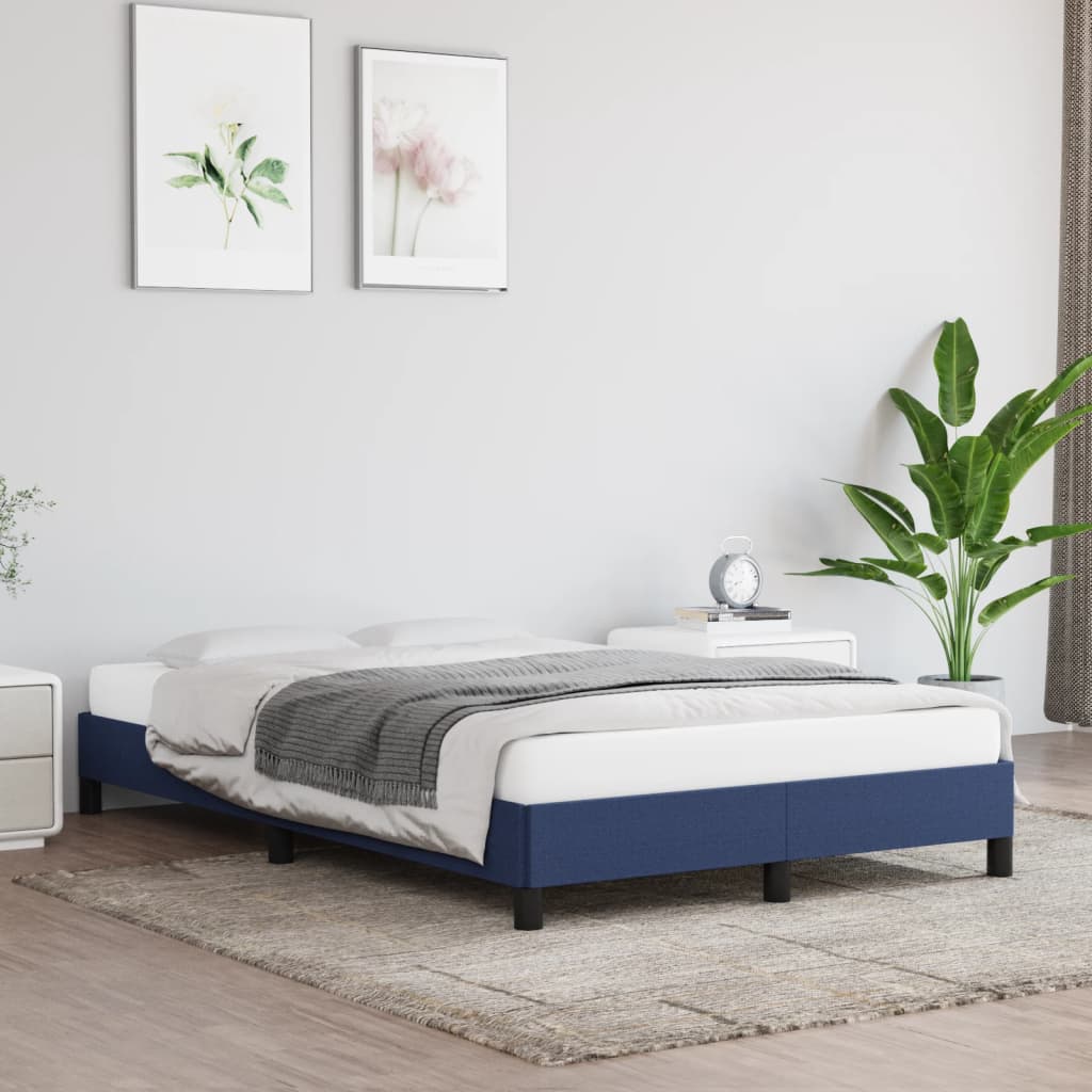 Bedframe Stof Blauw