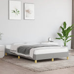 Bedframe Zonder Matras Stof Lichtgrijs