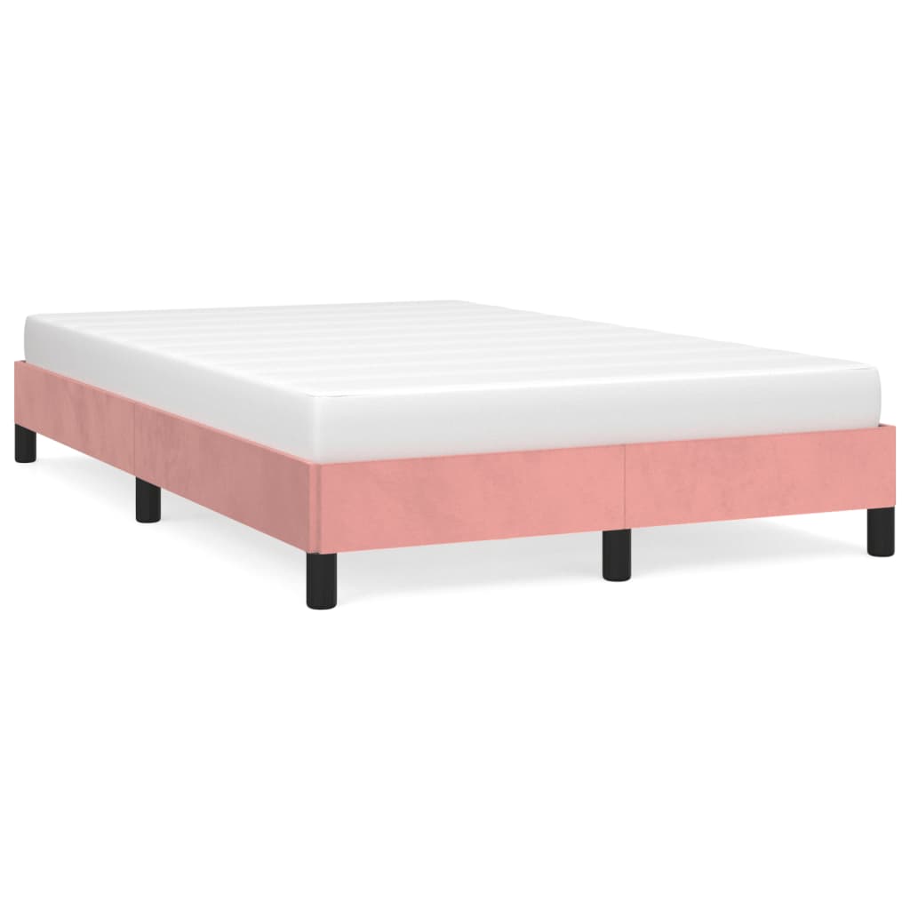 Bedframe Fluweel Roze