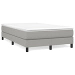 Boxspring Met Matras Stof Lichtgrijs