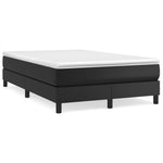 Boxspring Met Matras Kunstleer Zwart