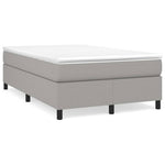 Boxspring Met Matras Stof Lichtgrijs
