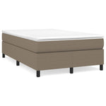 Boxspring Met Matras Stof Taupe