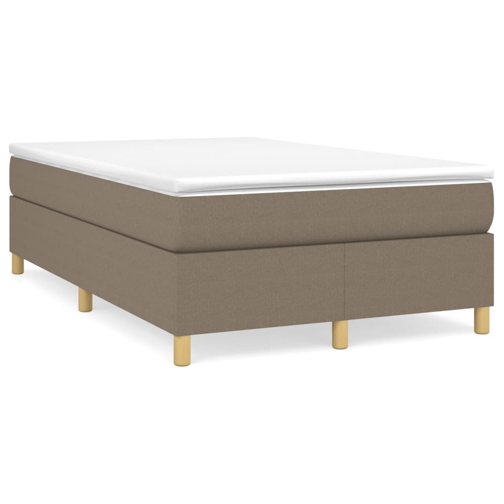 Boxspring Met Matras Stof Taupe