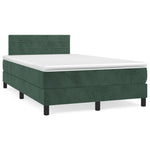 Boxspring Met Matras En Led Fluweel