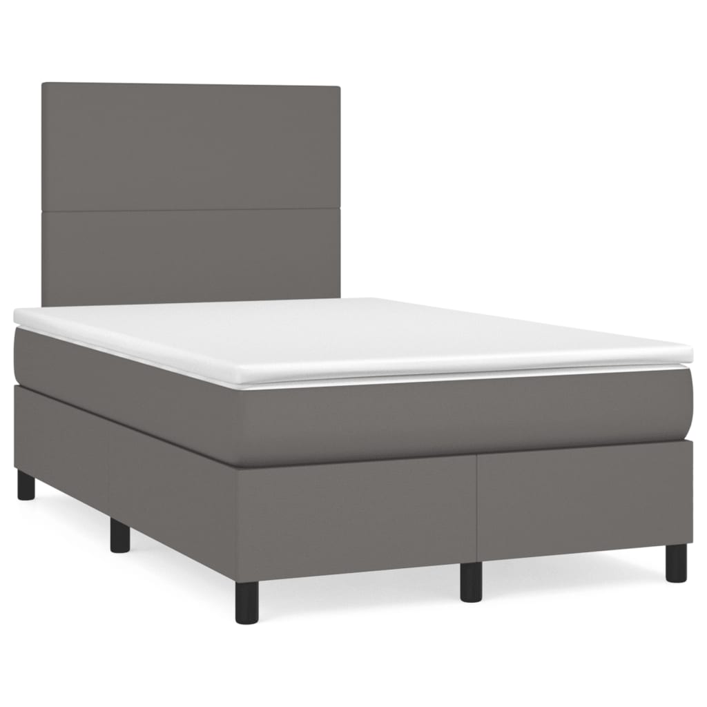 Boxspring Met Matras En Led Kunstleer