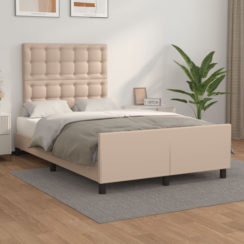 Bedframe Met Hoofdbord Kunstleer Kleurig