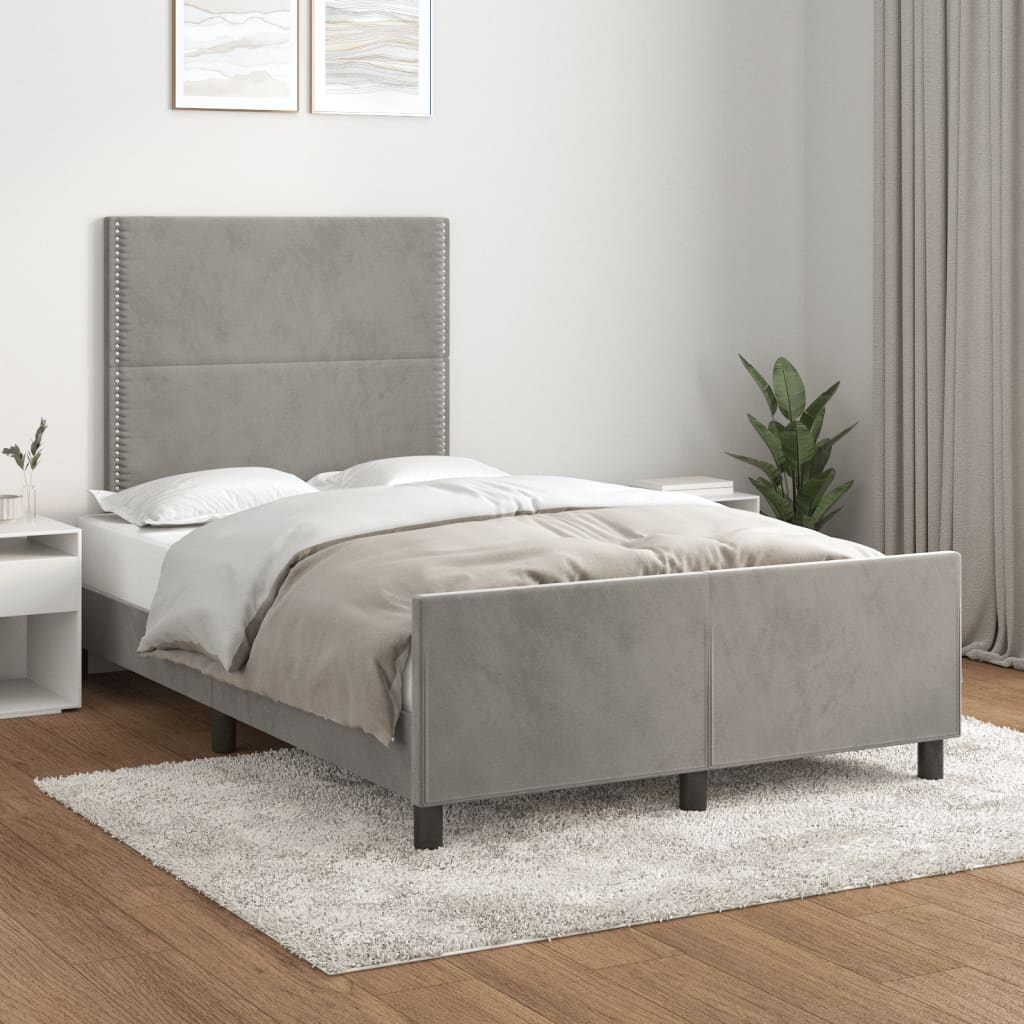 Bedframe Zonder Matras Fluweel