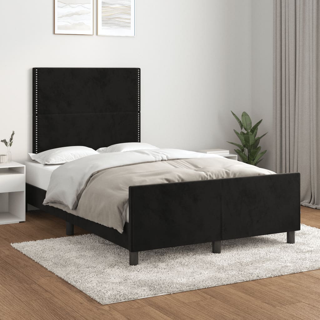 Bedframe Zonder Matras Fluweel