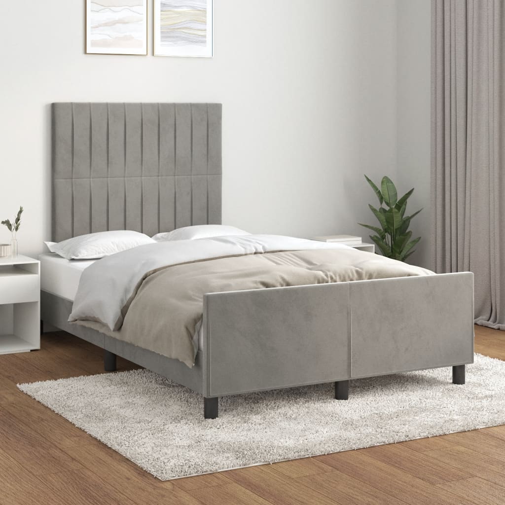 Bedframe Zonder Matras Fluweel