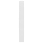 Wandbeugels Voor Wasbak 2 St Trapezium Staal Wit