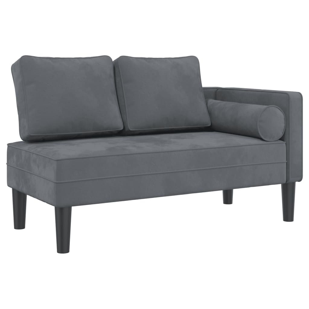 Chaise Longue Met Kussens Fluweel