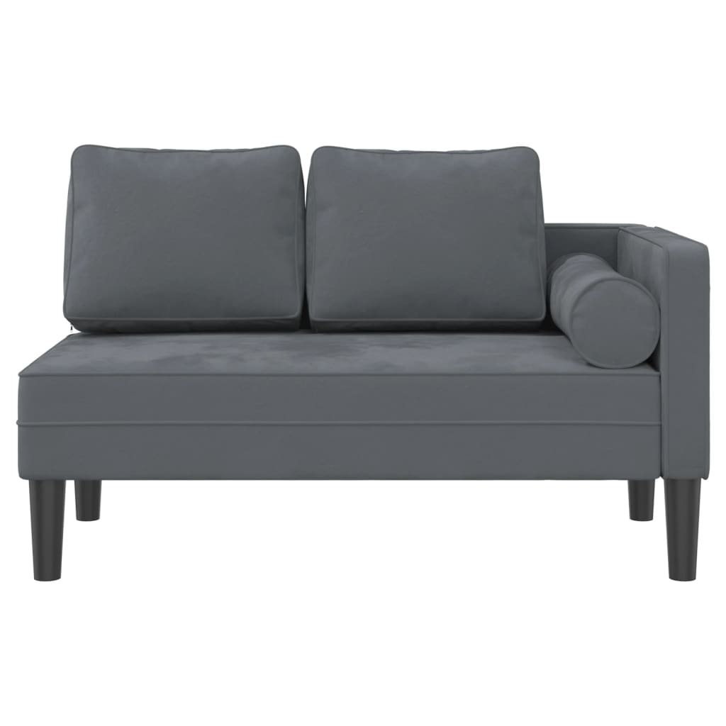 Chaise Longue Met Kussens Fluweel