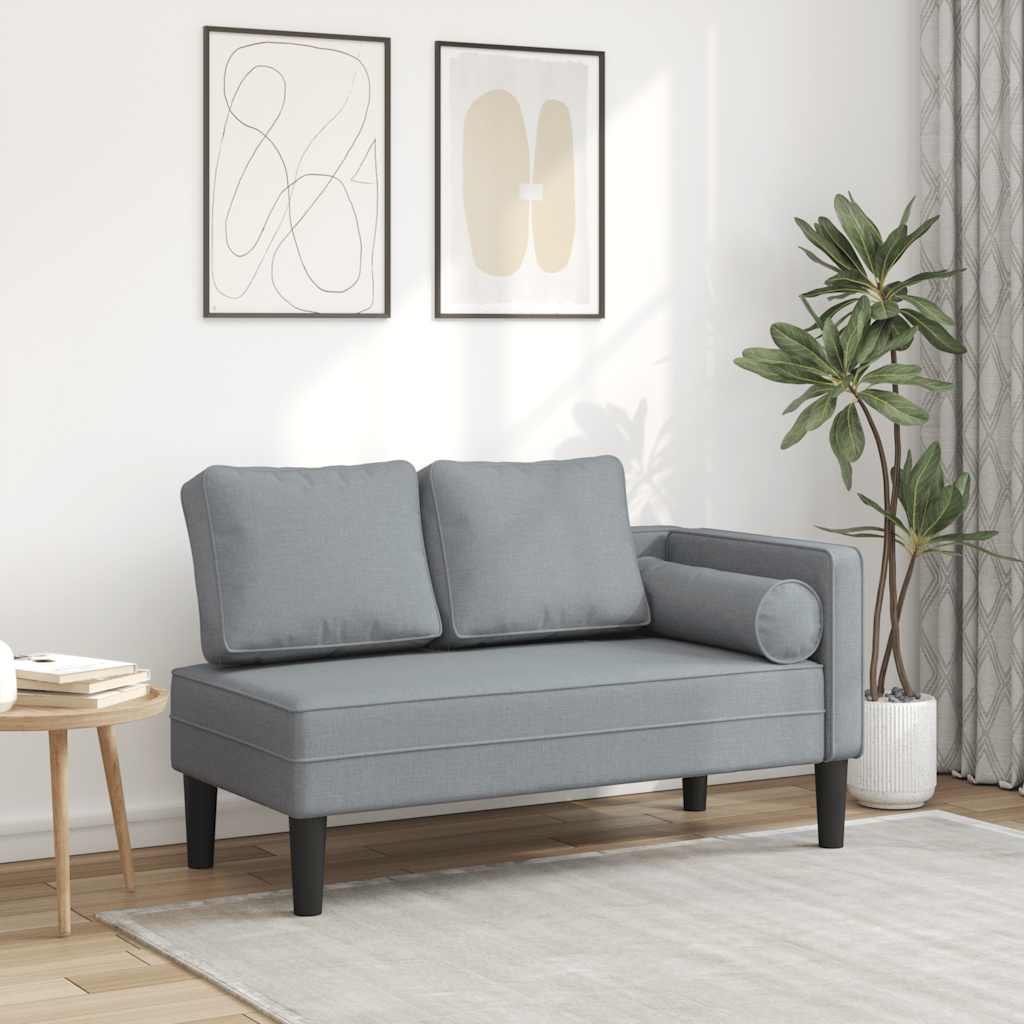 Chaise Longue Met Kussens Stof