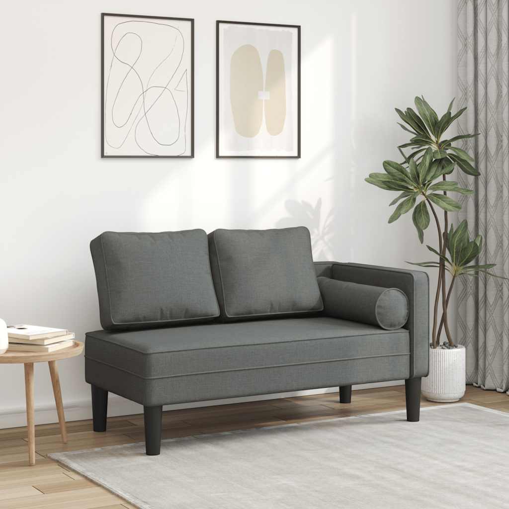 Chaise Longue Met Kussens Stof