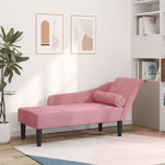 Chaise Longue Met Kussens Fluweel