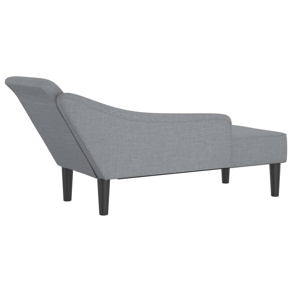 Chaise Longue Met Kussens Stof