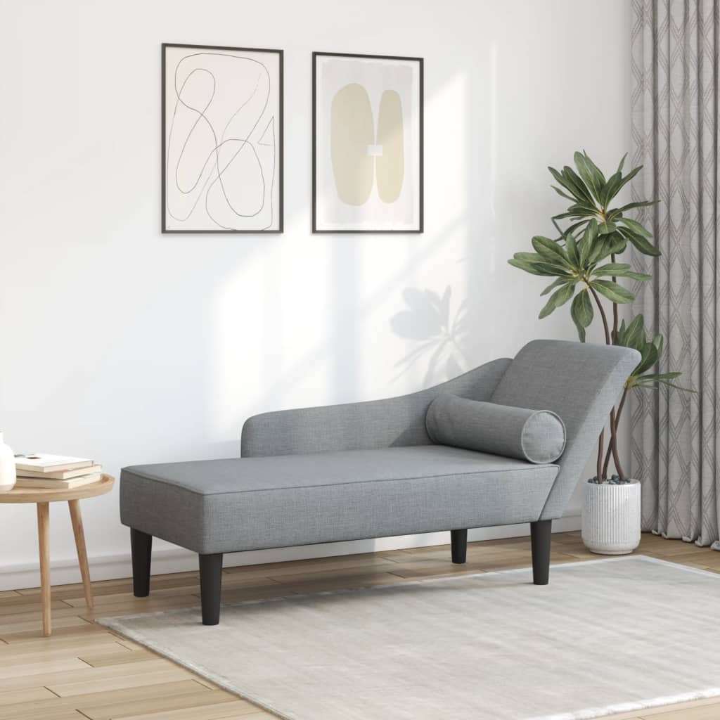 Chaise Longue Met Kussens Stof