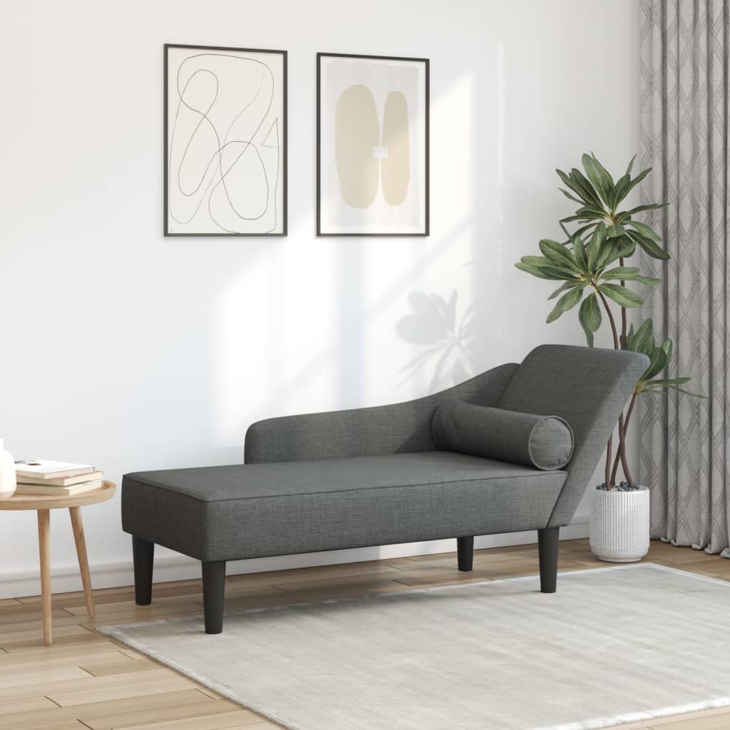 Chaise Longue Met Kussens Stof