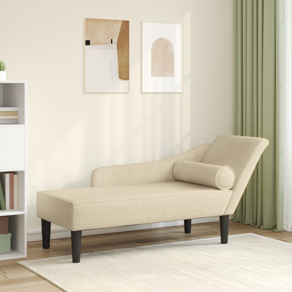 Chaise Longue Met Kussens Stof