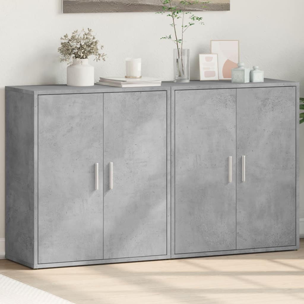 Dressoirs 2 St 60X31X70 Cm Bewerkt Hout Ig