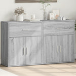 Dressoirs 2 St 60X31X70 Cm Bewerkt Hout Eikenkleur