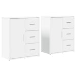 Dressoirs 2 St 60X31X70 Cm Bewerkt Hout