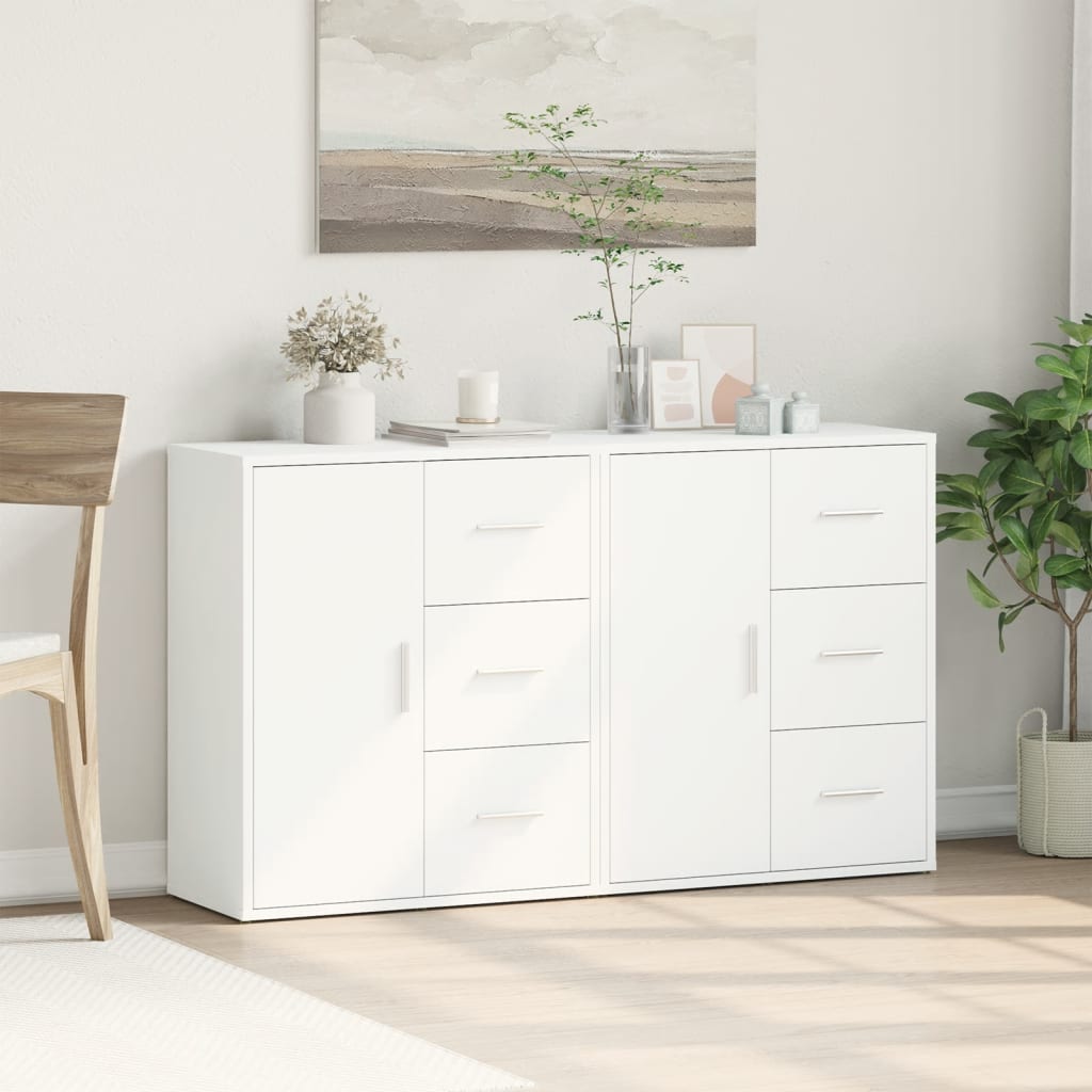 Dressoirs 2 St 60X31X70 Cm Bewerkt Hout