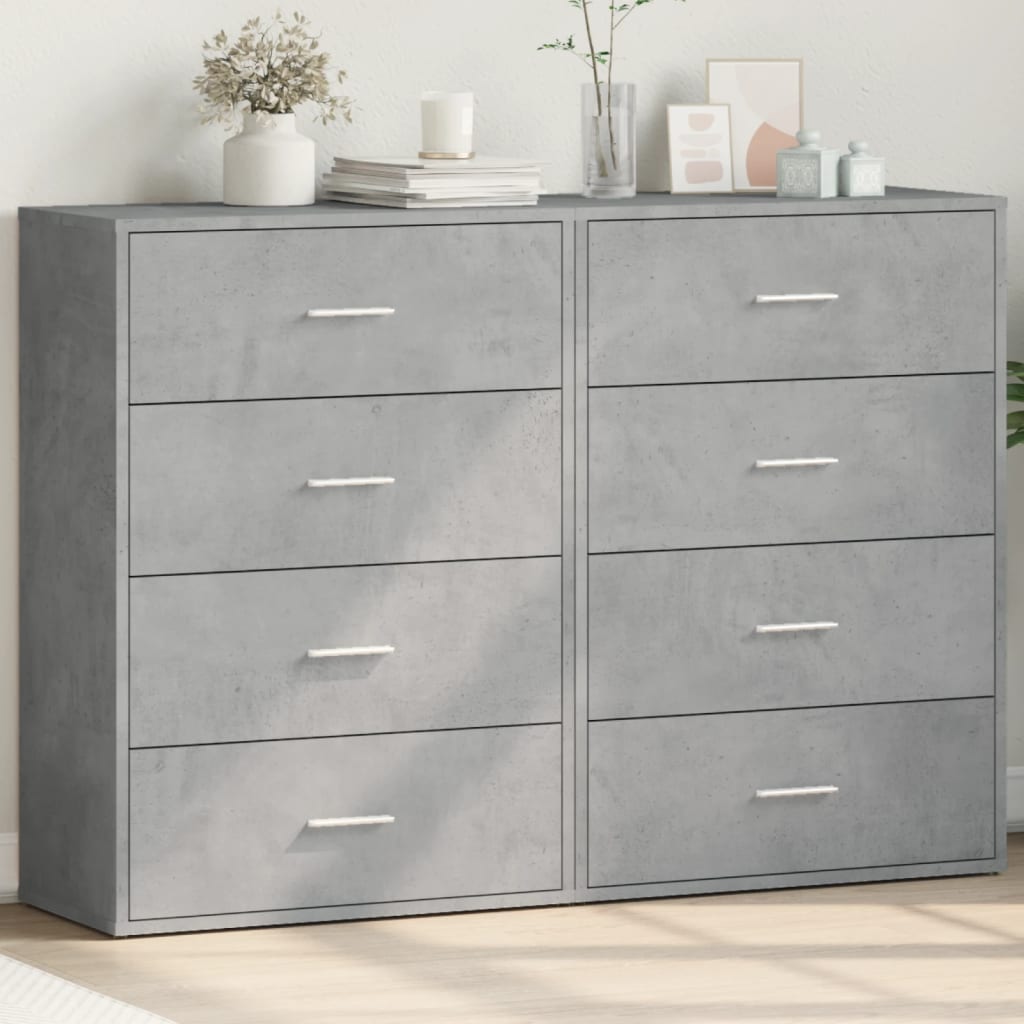 Dressoirs 2 St 60X31X84 Cm Bewerkt Hout Ig