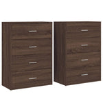 Dressoirs 2 St 60X31X84 Cm Bewerkt Hout Ig
