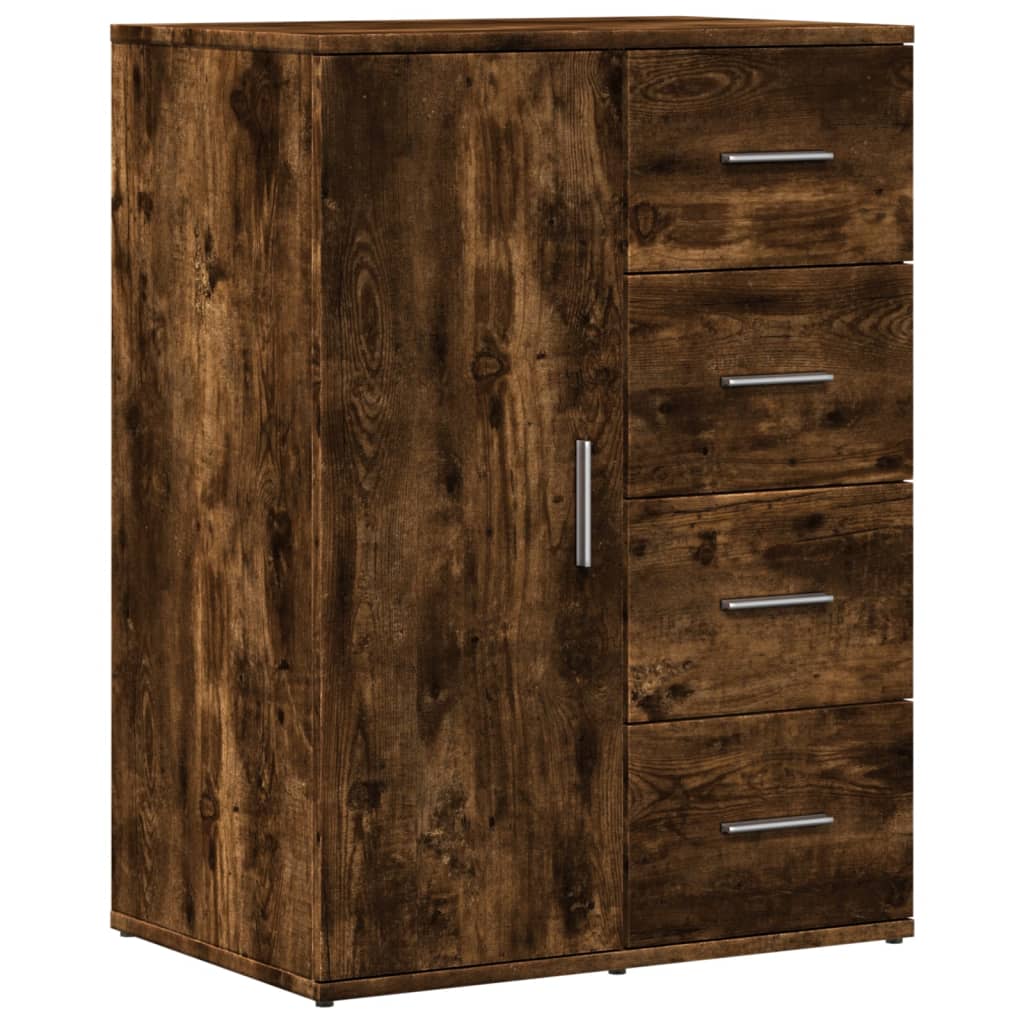 Dressoirs 2 St 59X39X80 Cm Bewerkt Hout Kleurig