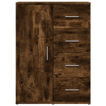 Dressoirs 2 St 59X39X80 Cm Bewerkt Hout Kleurig