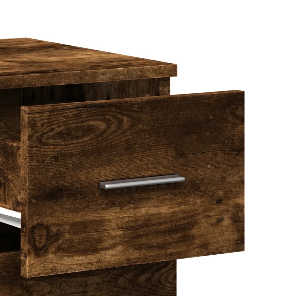 Dressoirs 2 St 59X39X80 Cm Bewerkt Hout Kleurig