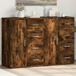 Dressoirs 2 St 59X39X80 Cm Bewerkt Hout Kleurig