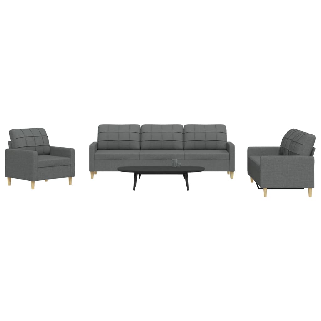 3-Delige Loungeset Stof