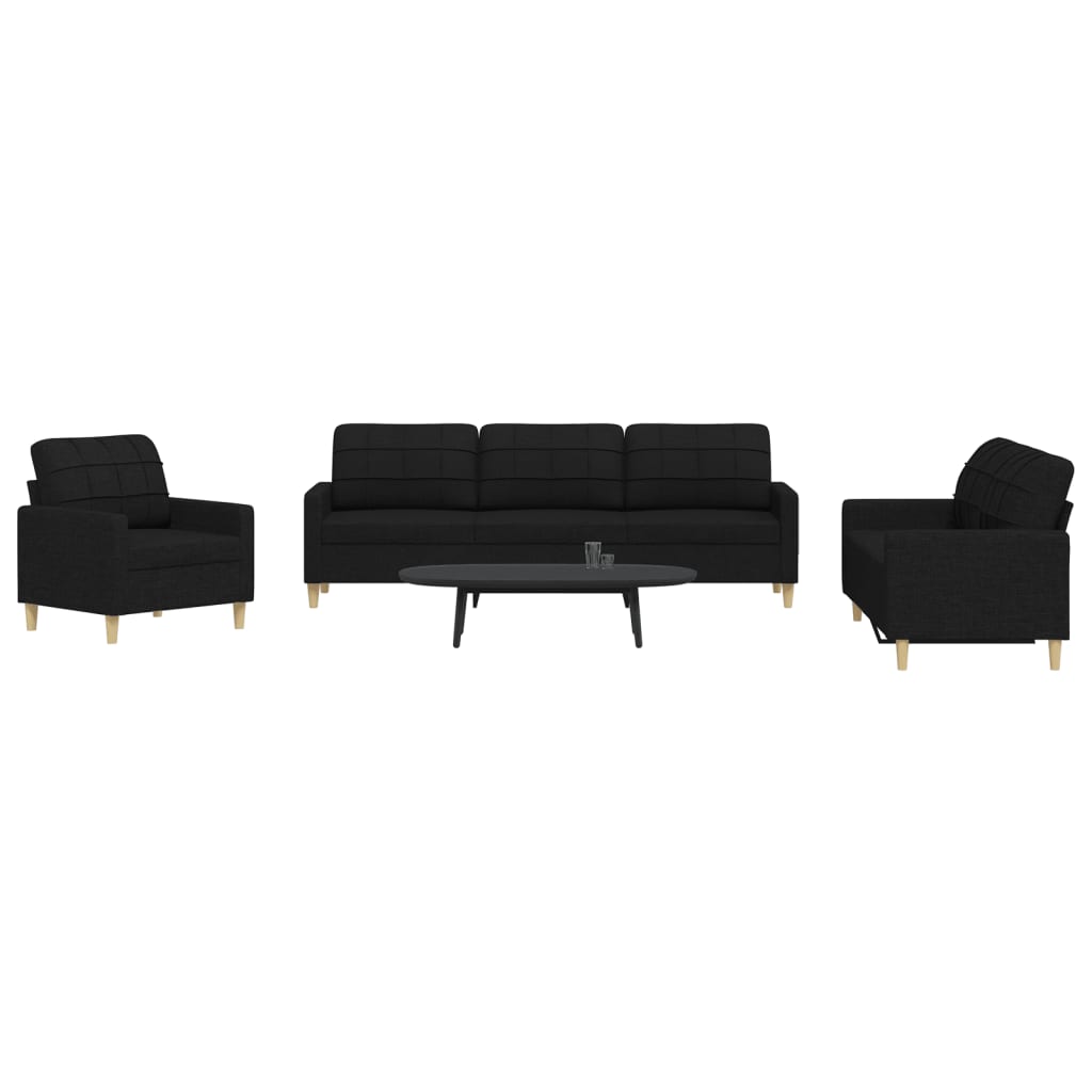 3-Delige Loungeset Stof