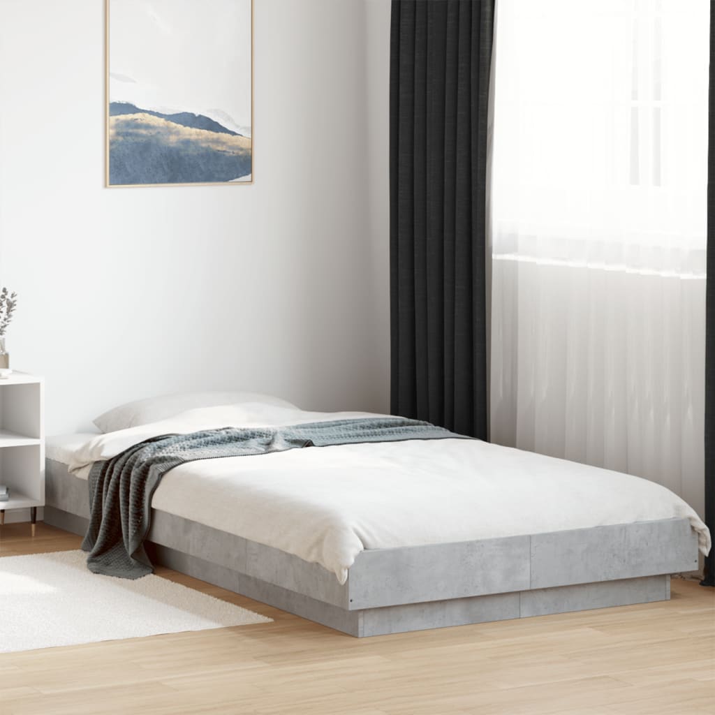 Bedframe Bewerkt Hout Kleurig