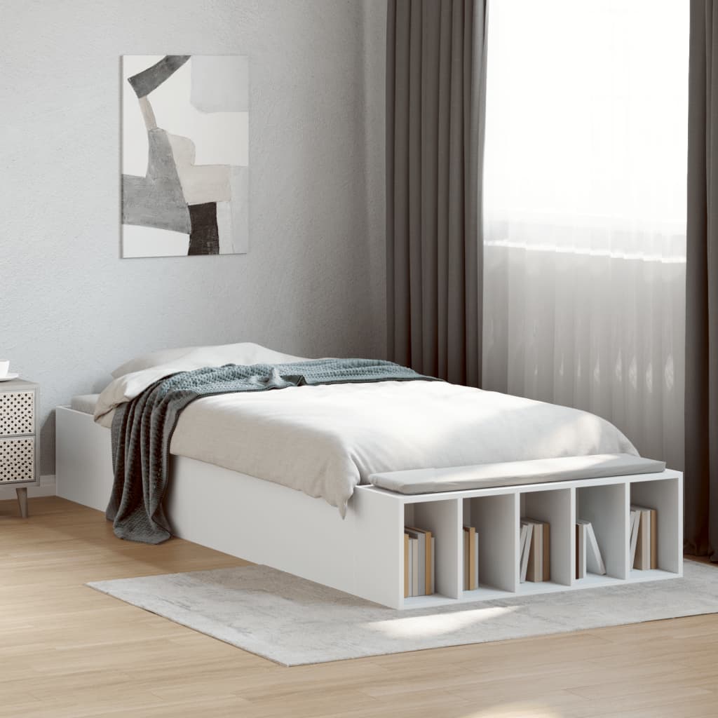 Bedframe Bewerkt Hout Kleurig