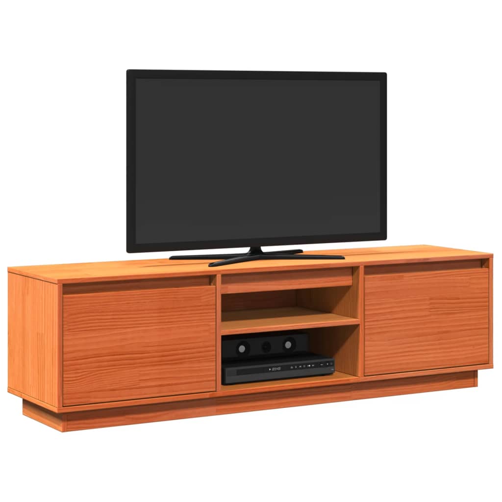 Tv-Meubel 140X35X40 Cm Massief Grenenhout