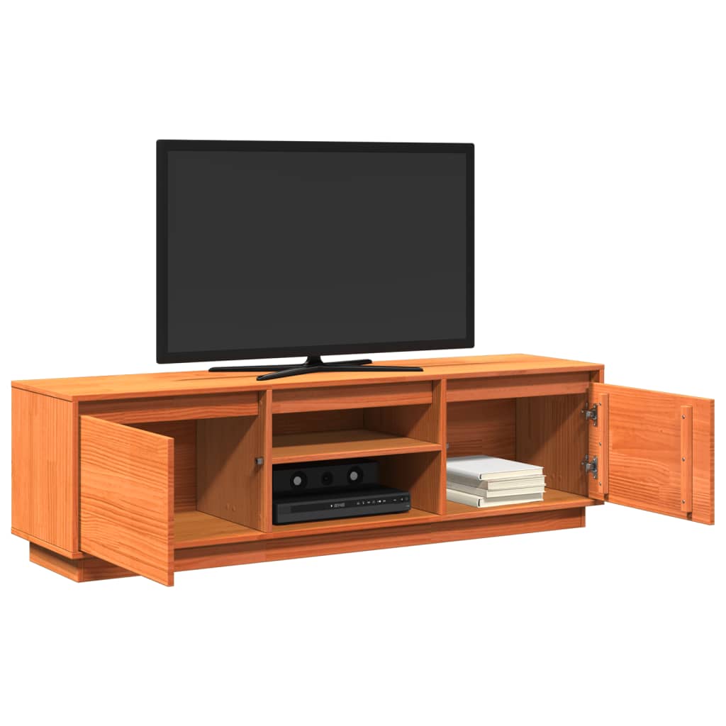 Tv-Meubel 140X35X40 Cm Massief Grenenhout