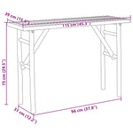Wandtafel 115X39X75 Cm Bamboe Goud