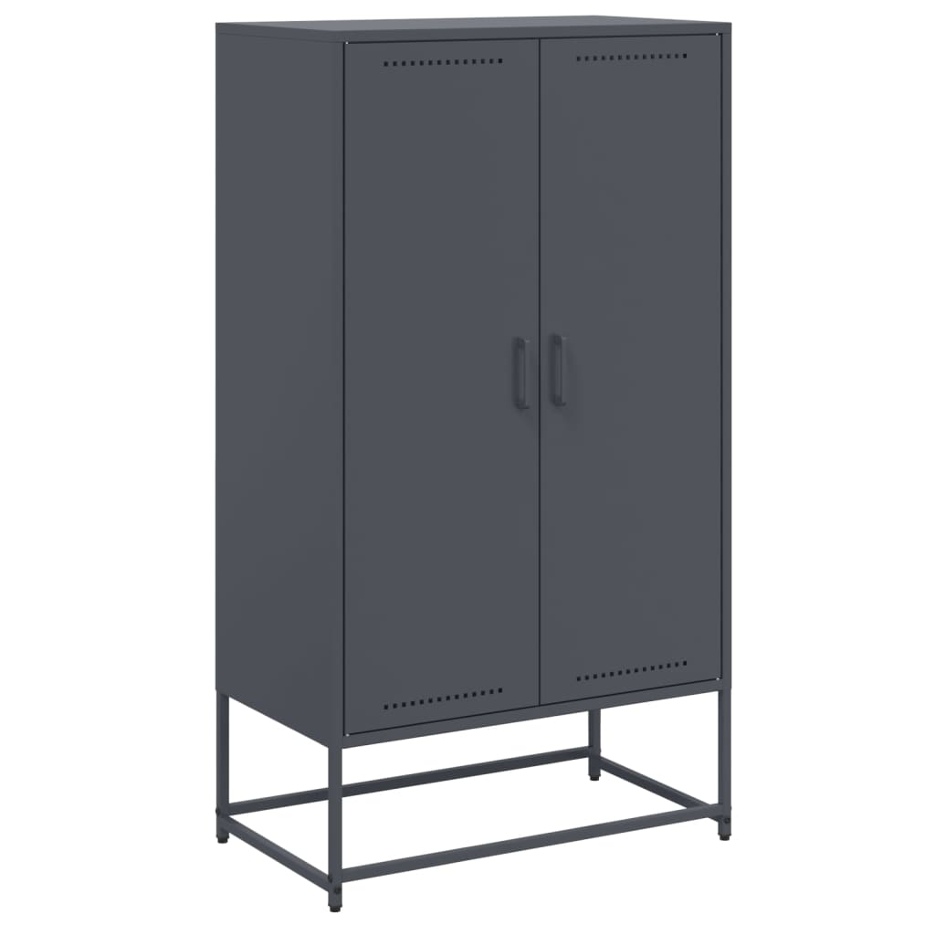 Hoge Kast 68,5X38,5X123,5 Cm Staal Kleurig