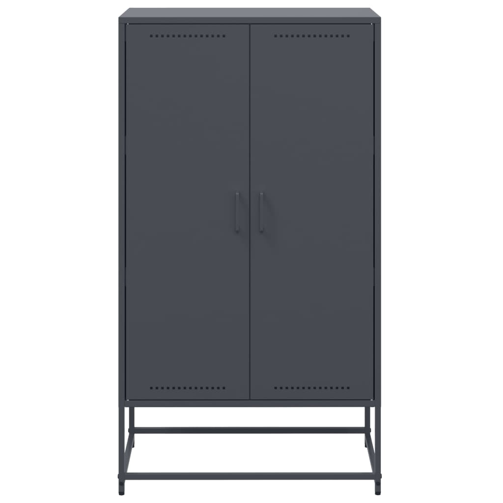 Hoge Kast 68,5X38,5X123,5 Cm Staal Kleurig