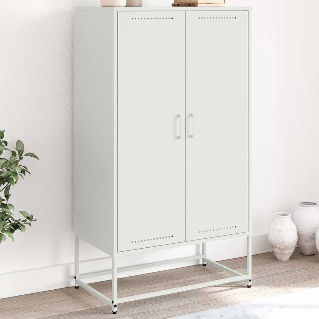 Hoge Kast 68,5X38,5X123,5 Cm Staal Kleurig