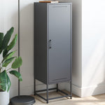 Hoge Kast 36X39X123 Cm Staal Olijf