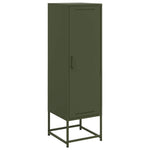 Hoge Kast 36X39X123 Cm Staal Olijf