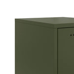 Hoge Kast 36X39X123 Cm Staal Olijf