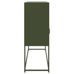 Dressoir 100,5X39X107 Cm Staal Olijf