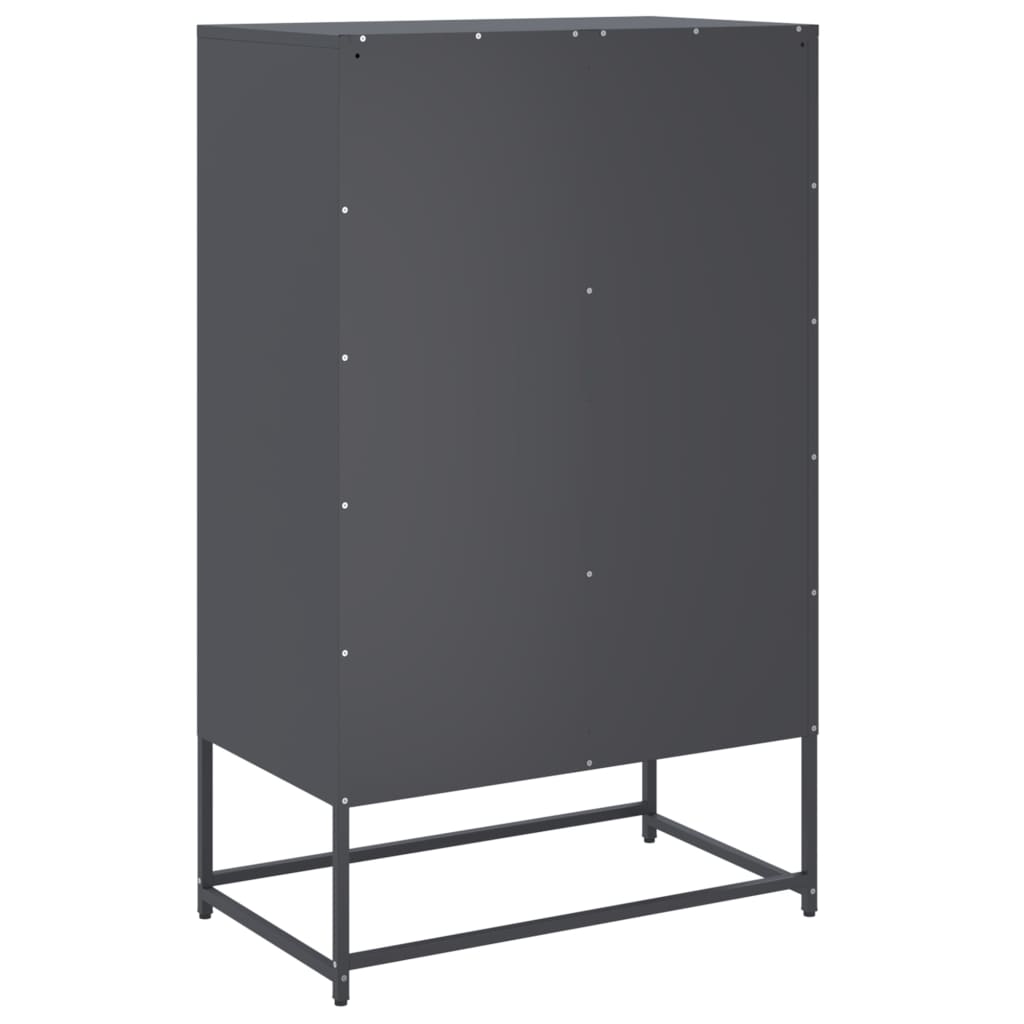 Hoge Kast 68X39X111,5 Cm Staal Kleurig